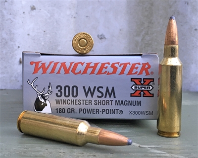 WINCHESTER 300 WSM 180gr POWER-POINT 20rd BOX
