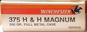 WINCHESTER 375 H&H MAGNUM