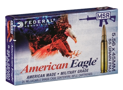 FEDERAL 5.56mm XM193 AMERICAN EAGLE