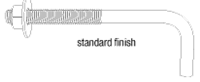 EMI 1/2" x 8" Plain Anchor Bolt (50/Box)