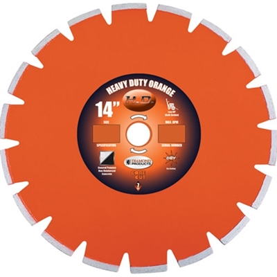 Diamond Products 14"X.125X1" DA2H Asphalt Blade