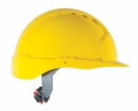 PIP Yellow 6 Point Ratchet HardHat