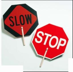CH Hansen Slow/Stop Sign W/10" Handle