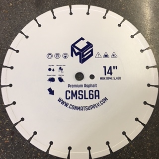 CMSL6A 14" Wet/Dry Asphalt Blade