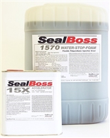 SealBoss 1570 Flexible WaterStop Foam w/15x Accelerator 5gal