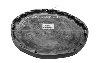 Butterfield 4' Log Round Table Top Mold