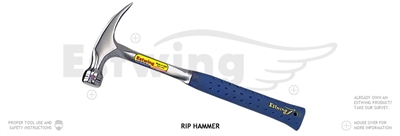 Estwing 22 OZ Smooth Face Rip Claw Hammer
