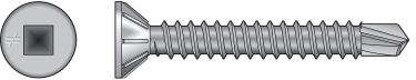 Simpson #8X1 1/4" Wood To CFS Collated  Screw (2500/Box)