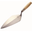 Kraft 9 1/2"Narrow London Brick Trowel W/6" Wood Handle