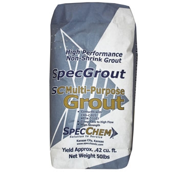 SpecChem Multipurpose Non-Shrink Grout 50#/Bag