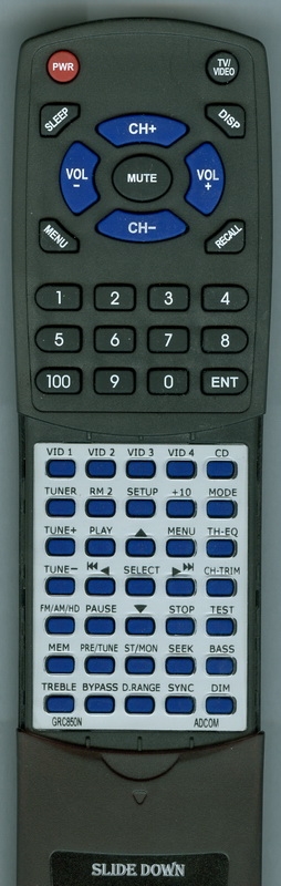 ADCOM GRC-850 replacement Redi Remote