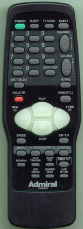 ADMIRAL 07660CG040 07660CG040 Genuine  OEM original Remote