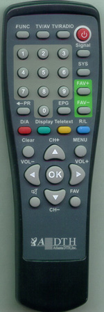 ADTH 8600IR Genuine OEM original Remote