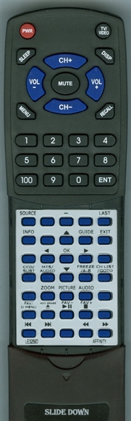 AFFINITY LE3259D replacement Redi Remote