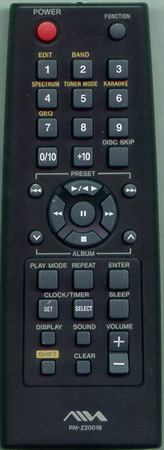 AIWA 1-477-842-31 RMZ20018 Genuine  OEM original Remote