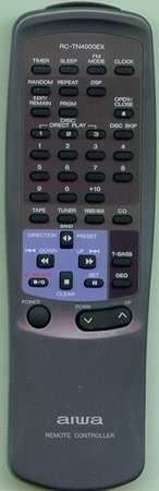 AIWA 5-147-501-68 RCTN400EX Genuine  OEM original Remote