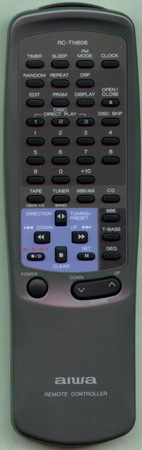 AIWA 82NT3645010 RCTN606 Genuine OEM original Remote
