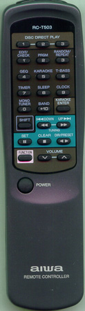AIWA 85NF7641010 RCT503 Genuine  OEM original Remote