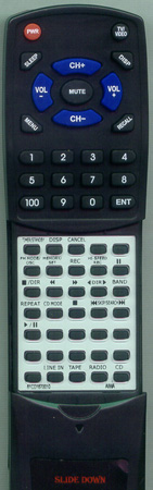AIWA 81CD1670010 RCEX5 replacement Redi Remote