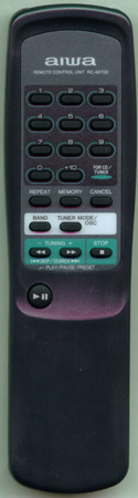 AIWA 89MR1011010 RC-6AT03 Genuine OEM original Remote
