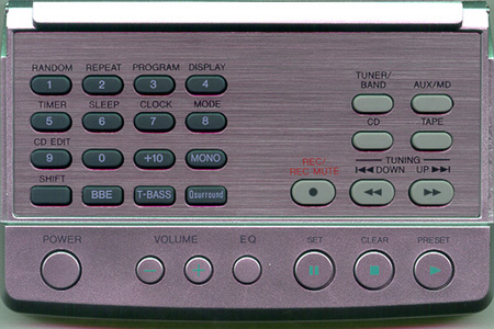 AIWA 8ZCLB955010 ZCL11 Genuine  OEM original Remote