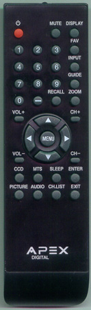APEX LD1919RM Genuine  OEM original Remote