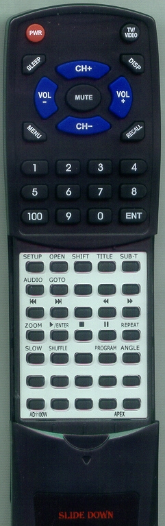 APEX AD1100W replacement Redi Remote
