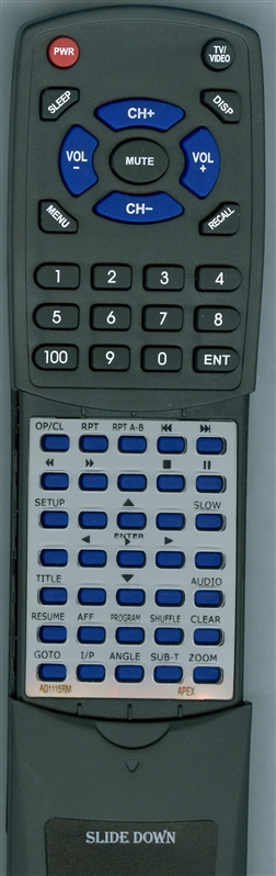 APEX AD1115RM RM1115 replacement Redi Remote