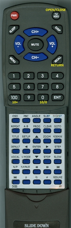 API DV330 replacement Redi Remote