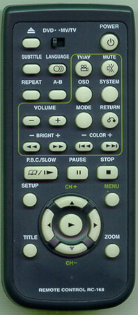 AUDIOVOX DVDIR RC168 Genuine OEM original Remote