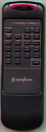 BROKSONIC CTVG5463ULCT-4563ULCT Genuine  OEM original Remote