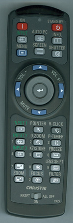 CHRISTIE 003-002645-01 CXZK Genuine OEM original Remote