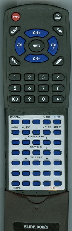 COBY CSMP95 replacement Redi Remote