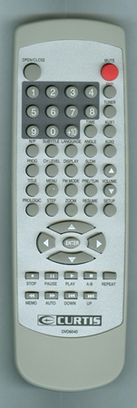 CURTIS INTERNATIONAL DVD6040V2 DVD6040  Genuine  OEM original Remote