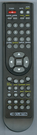 CURTIS INTERNATIONAL LCDVD151A Genuine OEM original Remote