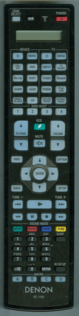DENON 30701016300AD RC-1194 Genuine OEM original Remote