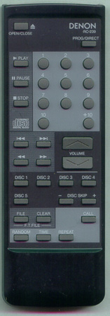 DENON 4990226000 RC-239 Genuine OEM original Remote