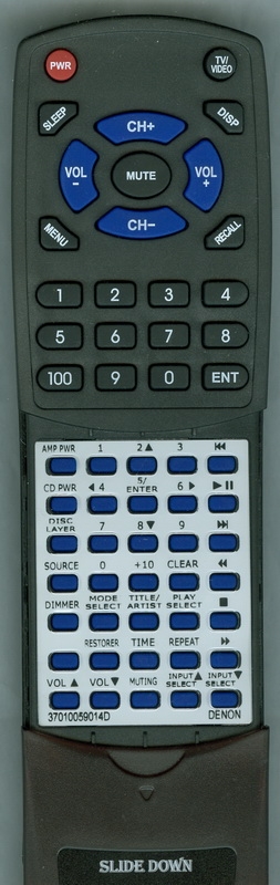 DENON 307010059014D RC-1138 replacement Redi Remote
