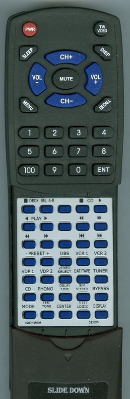 DENON 4990136006 RC-119 replacement Redi Remote