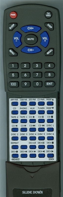 DENON 4990240002 RC152 replacement Redi Remote