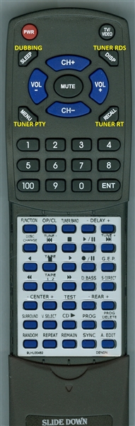 DENON 9LHL00482 RC-811 replacement Redi Remote