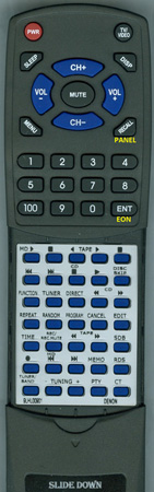 DENON 9LHL00901 RC828 replacement Redi Remote