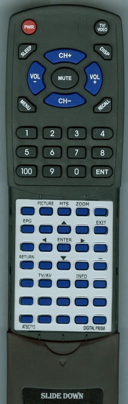 DIGITAL PRISM ATSC710 replacement Redi Remote