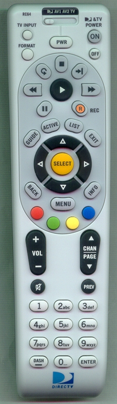 DIRECTV RC64 Genuine OEM original Remote