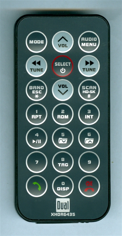 DUAL IR6435 XHDR6435 Genuine OEM original Remote