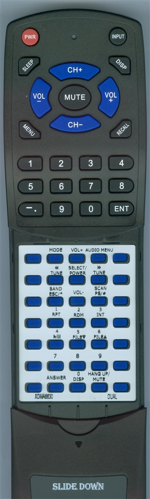 DUAL XDMA6630 XDMA6630 replacement Redi Remote