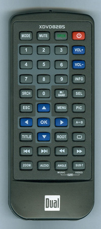 DUAL XDVD8285 Genuine  OEM original Remote
