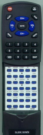 DYNEX 098TRABD9NEDYA ZRC-100 replacement Redi Remote
