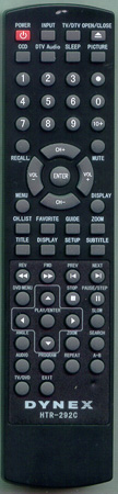 DYNEX TV-5620-48 HTR-292C Genuine OEM original Remote