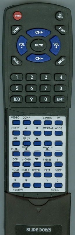 ENVISION A42W64AT4 replacement Redi Remote